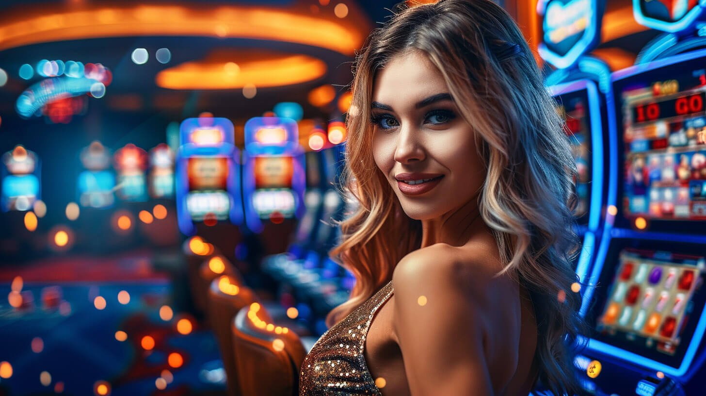 Tampilan aplikasi idn slot di smartphone menampilkan meja Casino Hold'em dengan dealer langsung dan kontrol taruhan mobile